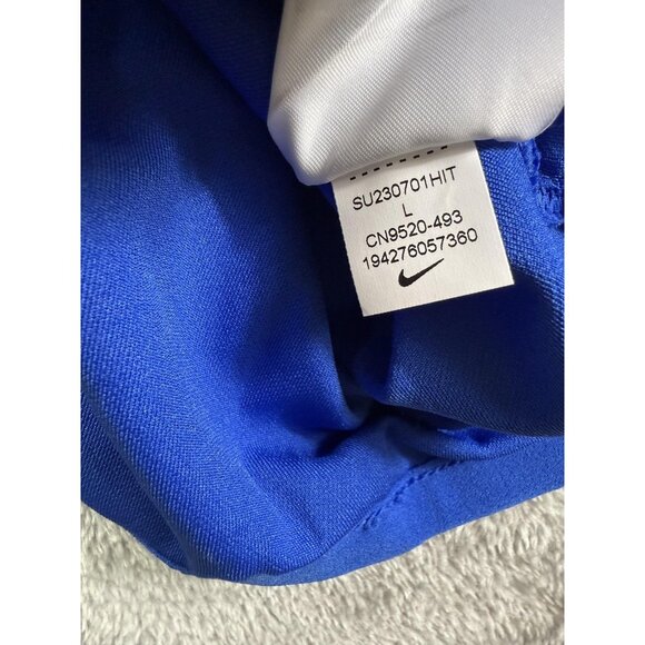 New Nike Dri-FIT Jacket Women's Large Blue Training Full Zip Athletic CN9520-493 - Picture 7 of 12
